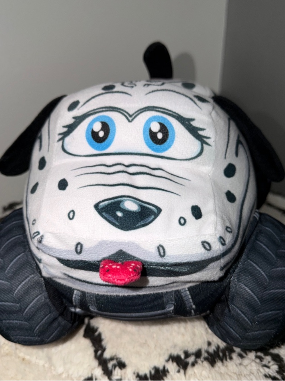 Monster Jam Mutt Dalmatian Plush Truck Official Truckin’ Pals Toy Stuffed Animal